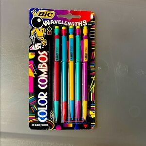 BIC Wavelengths Color Combos Mechanical Pencils - 1994 Vintage 90s